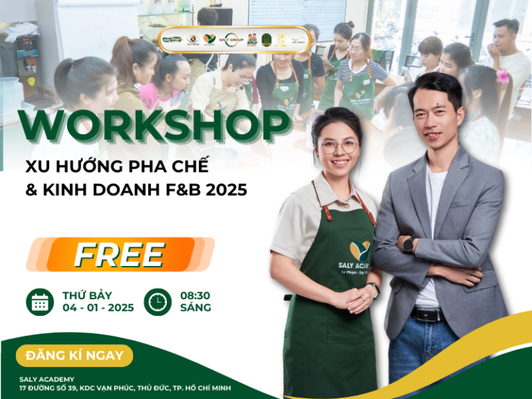 Workshop xu hướng pha chế 2025