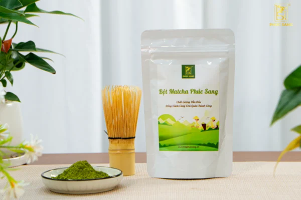 Bột Matcha trà xanh Phúc Sang (Matcha Nhật chính hãng) 500g - Ảnh 4