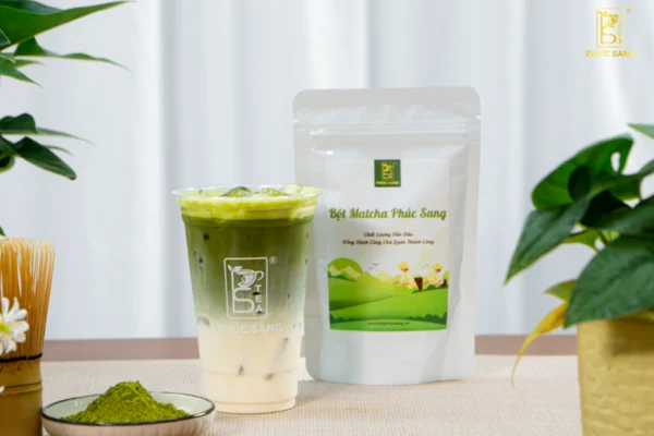 Bột Matcha trà xanh Phúc Sang (Matcha Nhật chính hãng) 500g - Ảnh 3