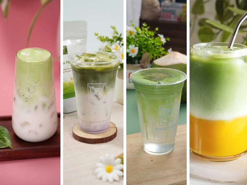 Tổng hợp 1 số công thức đồ uống làm từ Bột Matcha ngon, chuẩn vị để thưởng thức tại nhà hoặc kinh doanh