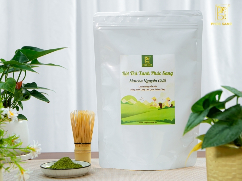 Bột Matcha trà xanh Phúc Sang (Matcha Nhật chính hãng) 100g Bột Matcha trà xanh Phúc Sang (Matcha Nhật chính hãng) 100g