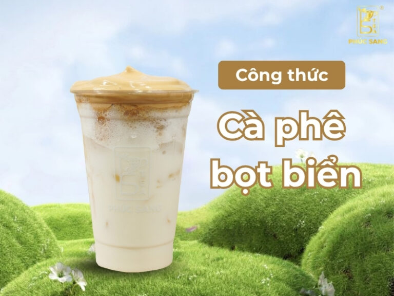 Công thức làm cà phê bọt biển chuẩn vị