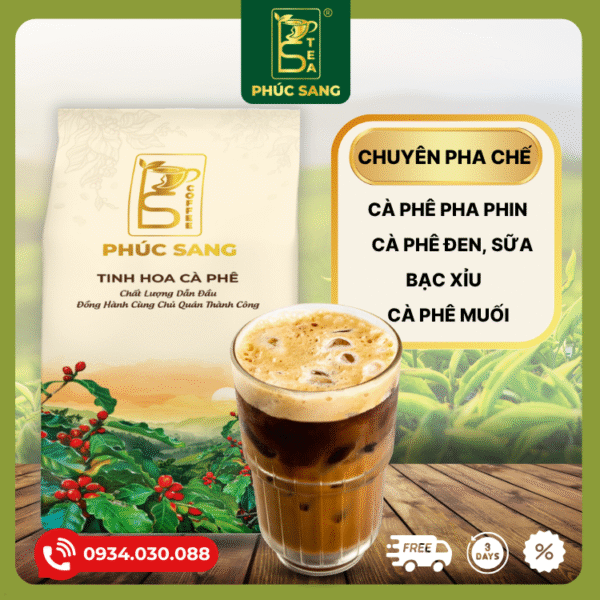 Cà Phê Phúc Sang - Gu I Đậm Đà (Pha Phin) 200g - Ảnh 2
