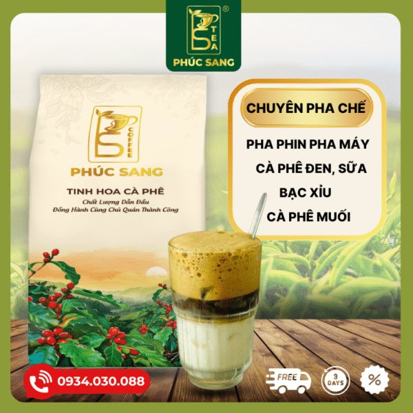 Cà Phê Phúc Sang - Gu II Mạnh Mẽ (Pha Phin và Pha Máy) 200g - Ảnh 2