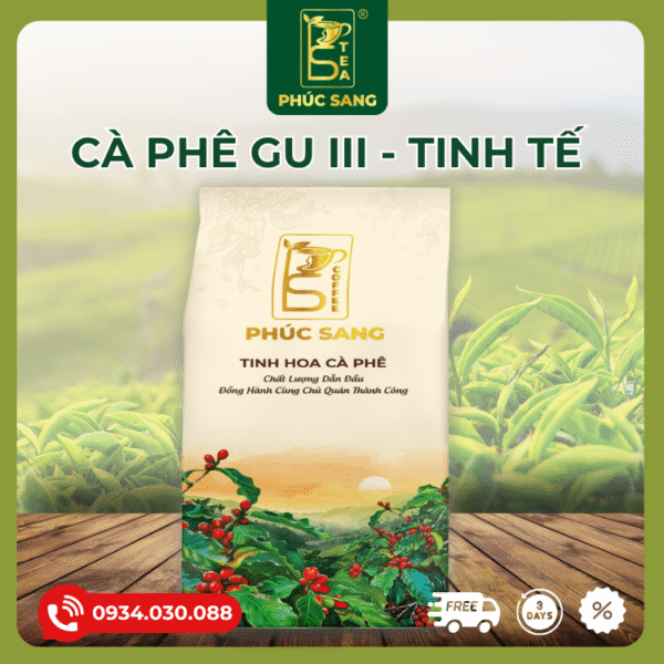 Cà Phê Phúc Sang - Gu III Tinh Tế (Pha Phin và Pha Máy) 1kg