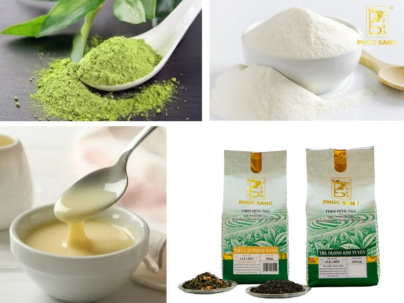 Nguyên liệu cần có để làm trà sữa matcha chuẩn vị kinh doanh