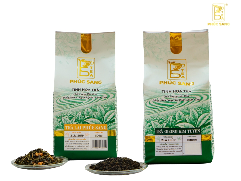 Pha trà sữa việt quất ngon đúng điệu với trà nền từ Trà Phúc Sang