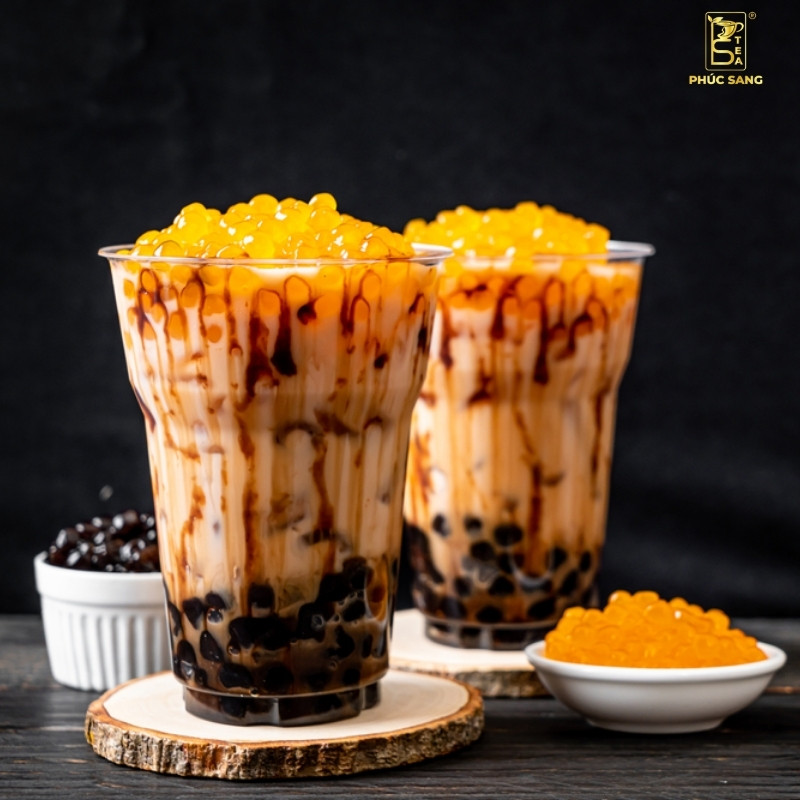 Công thức pha trà sữa trân châu đường đen Công thức pha trà sữa trân châu đường đen