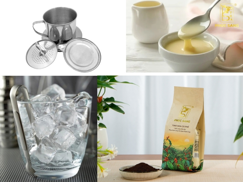 Nguyên liệu để pha cà phê sữa đá chuẩn vị kinh doanh Nguyên liệu để pha cà phê sữa đá chuẩn vị kinh doanh