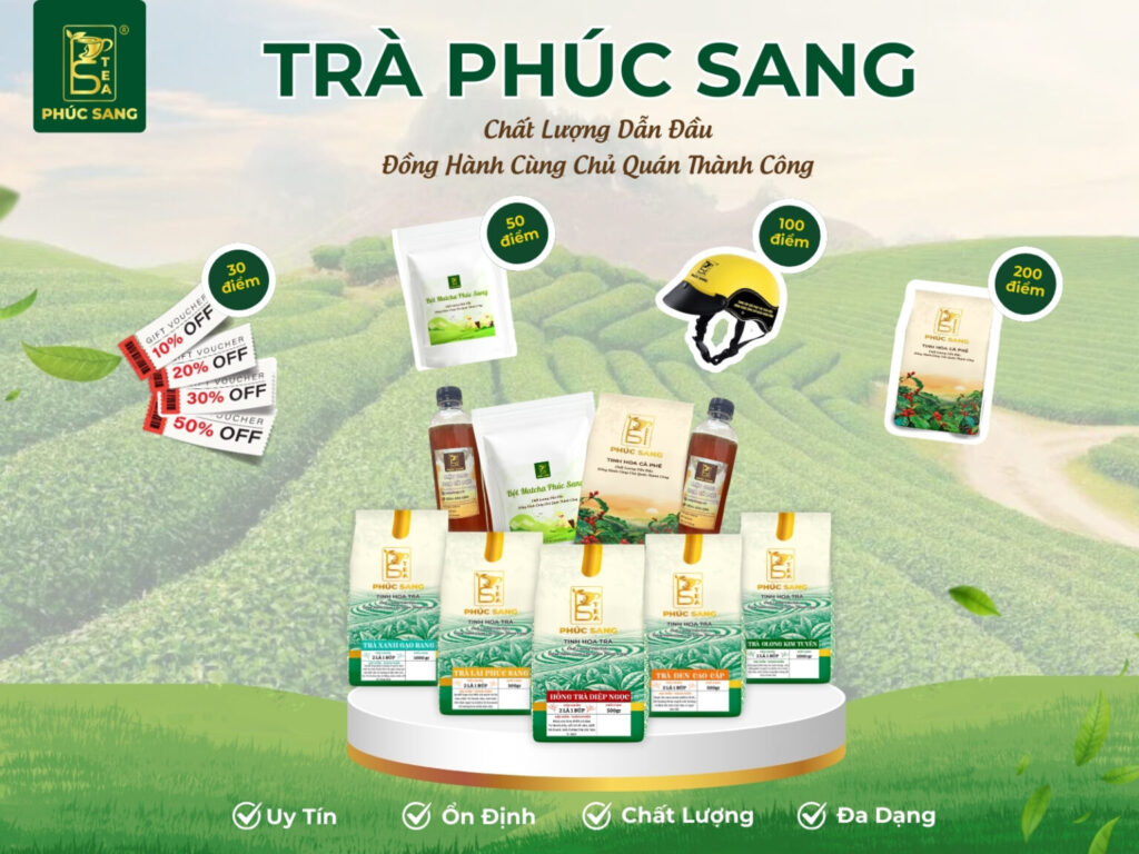 Chương trình “Tích điểm – Đổi quà” cùng Phúc Sang áp dụng từ 22/01/2025 đến hết 30/12/2025