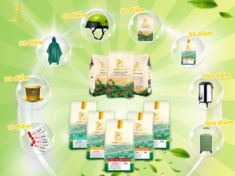 Chương trình “Tích điểm – Đổi quà” cùng Phúc Sang áp dụng từ 22/01/2025 đến hết 30/12/2025 Chương trình “Tích điểm – Đổi quà” cùng Phúc Sang áp dụng từ 22/01/2025 đến hết 30/12/2025