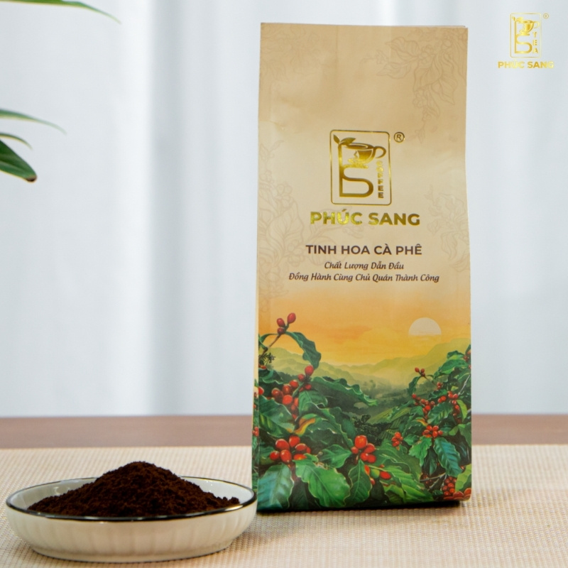 Giới thiệu Cà Phê Phúc Sang – Gu II Mạnh Mẽ (Pha Phin và Pha Máy) 1kg Giới thiệu Cà Phê Phúc Sang – Gu II Mạnh Mẽ (Pha Phin và Pha Máy) 1kg