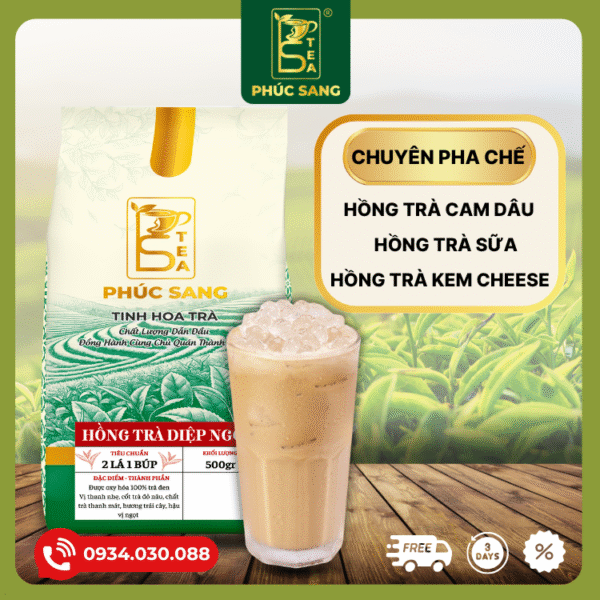 Hồng Trà Diệp Ngọc Phúc Sang 500g - Ảnh 2