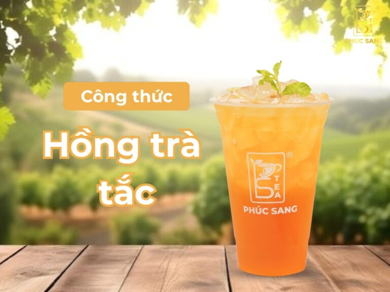 Cách làm hồng trà tắc tiết kiệm cost và lợi nhuận cao cho quán
