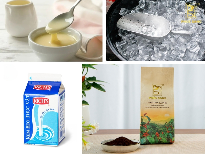 Nguyên liệu làm cà phê muối chuẩn vị kinh doanh Nguyên liệu làm cà phê muối chuẩn vị kinh doanh