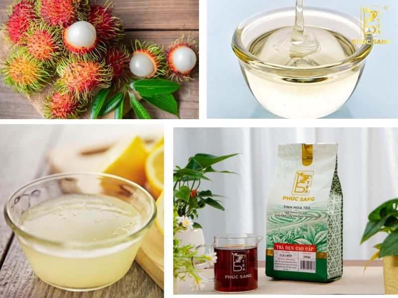 Nguyên liệu để làm trà chôm chôm chuẩn vị kinh doanh Nguyên liệu để làm trà chôm chôm chuẩn vị kinh doanh