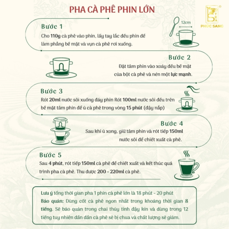 Pha phin lớn Pha phin lớn