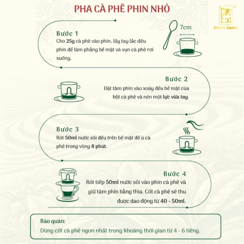 Pha phin nhỏ Pha phin nhỏ