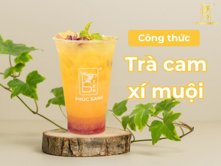 Cách làm trà cam xí muội thơm mát, phù hợp để kinh doanh