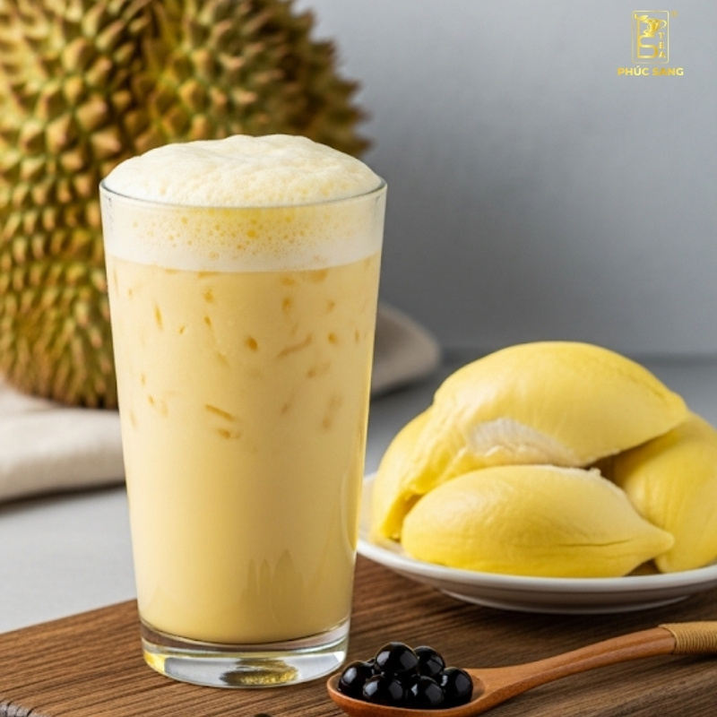 Hướng dẫn pha chế trà sữa sầu riêng đúng chuẩn