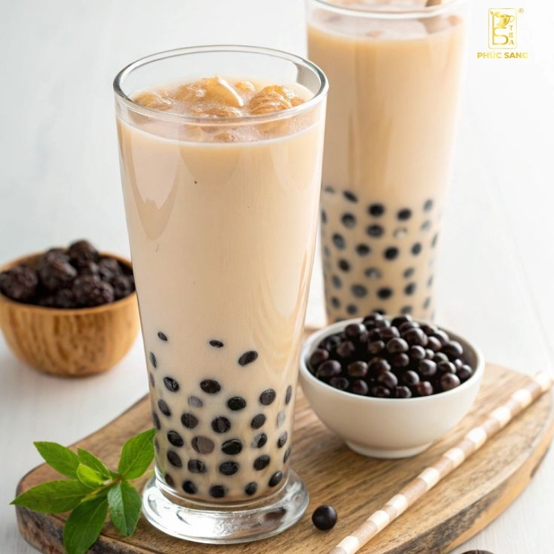 Cách pha trà sữa lài chuẩn vị kinh doanh