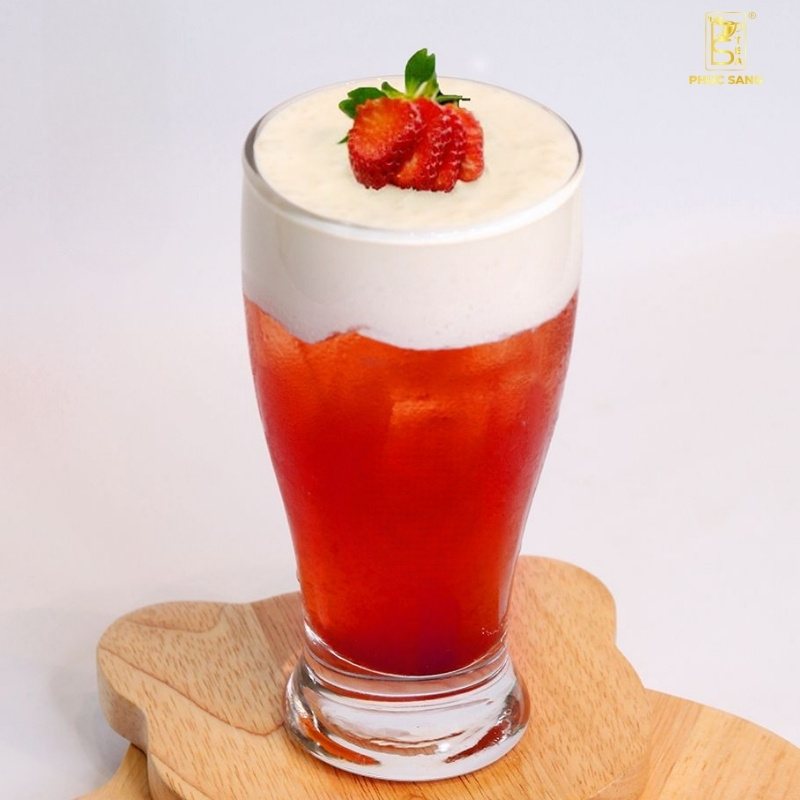 Cách làm trà dâu kem cheese ngon chuẩn vị Cách làm trà dâu kem cheese ngon chuẩn vị