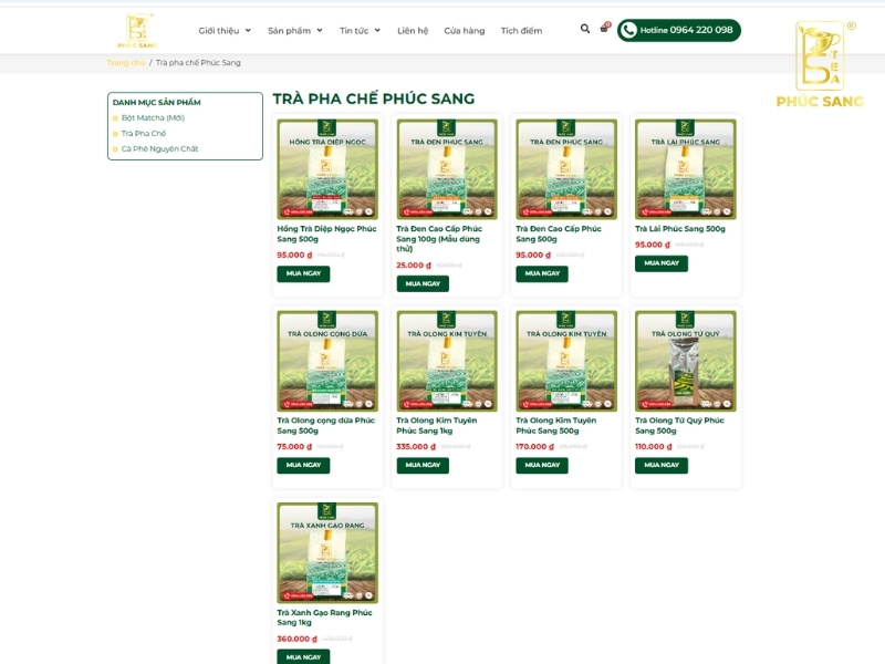 Mua hàng trực tuyến qua website hoặc các sàn thương mại điện tử.