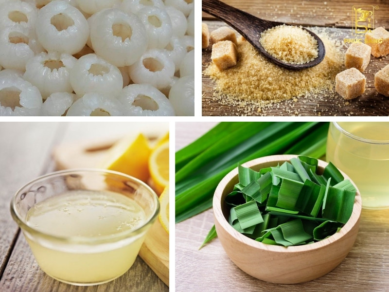 Nguyên liệu để làm nhãn ngâm đường