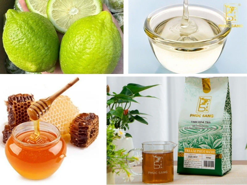 Nguyên liệu làm trà chanh giã tay Nguyên liệu làm trà chanh giã tay