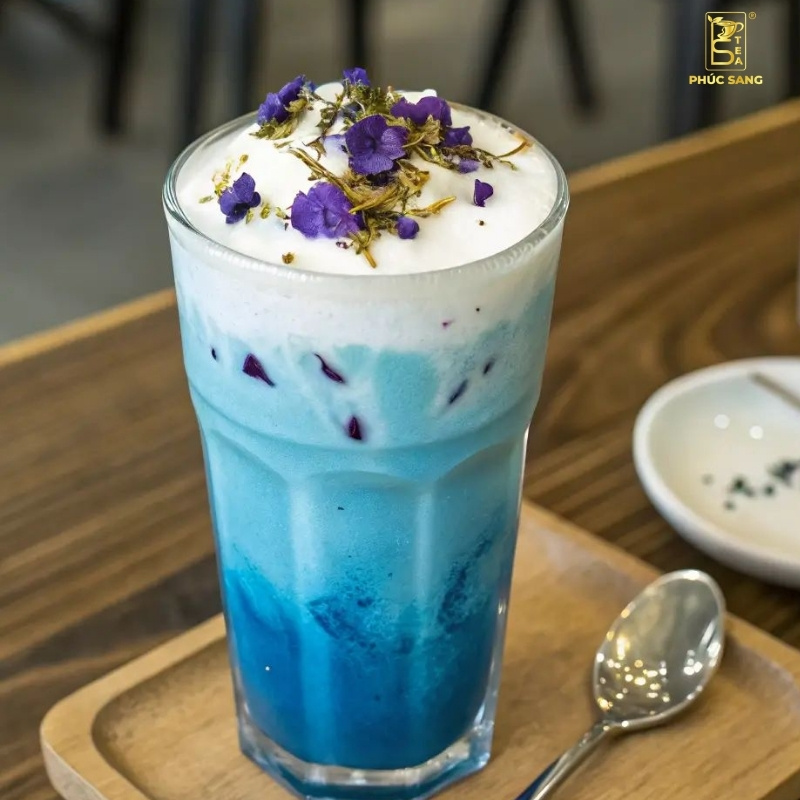 Công thức nấu trà sữa hoa đậu biếc chuẩn vị Công thức nấu trà sữa hoa đậu biếc chuẩn vị