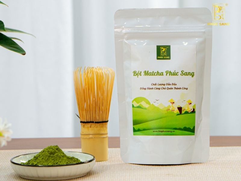 Trà Phúc Sang - Địa chỉ cung cấp bột matcha Nhật nguyên chất, uy tín tại TP.HCM Trà Phúc Sang - Địa chỉ cung cấp bột matcha Nhật nguyên chất, uy tín tại TP.HCM