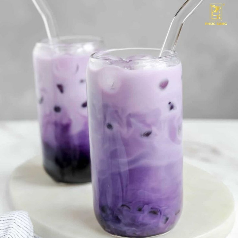 Công thức pha Trà sữa khoai môn Công thức pha Trà sữa khoai môn