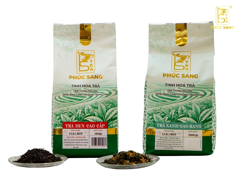 Trà Phúc Sang – Địa chỉ mua trà đen và trà xanh pha chế chất lượng