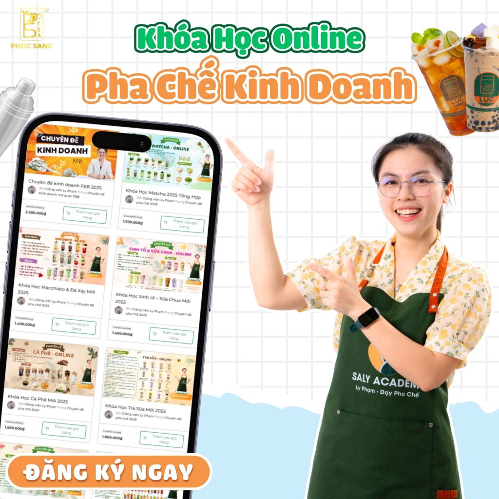 Khóa học pha chế Online