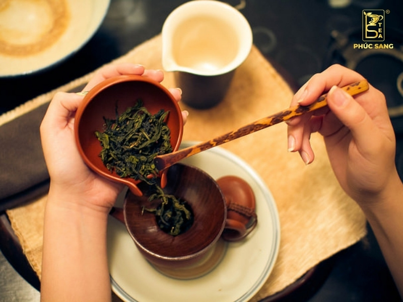 Cân đúng tỷ lệ trà - nước Cân đúng tỷ lệ trà - nước