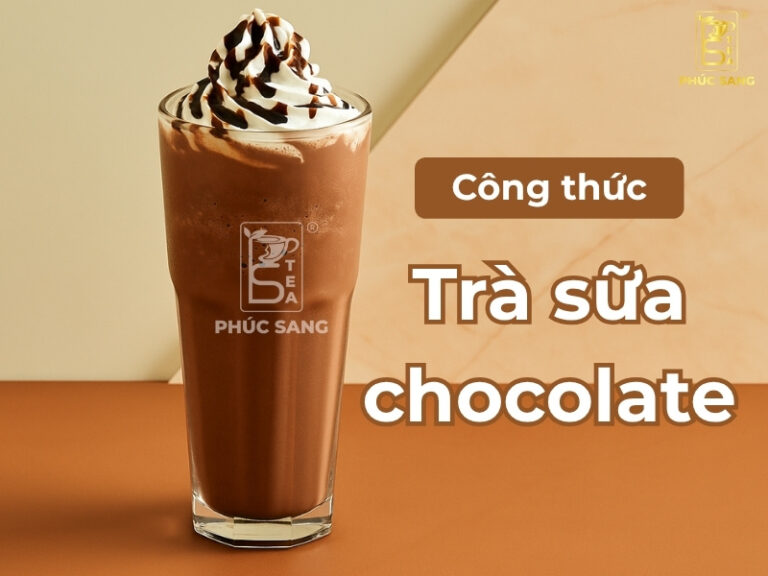 Công thức pha trà sữa chocolate mát lạnh, chuẩn vị quán