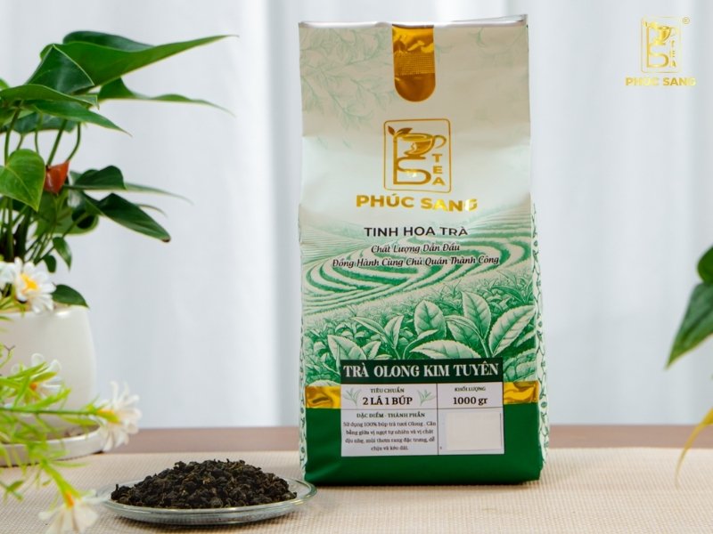 Gợi ý dòng trà Olong Kim Tuyến của thương hiệu Trà Phúc Sang