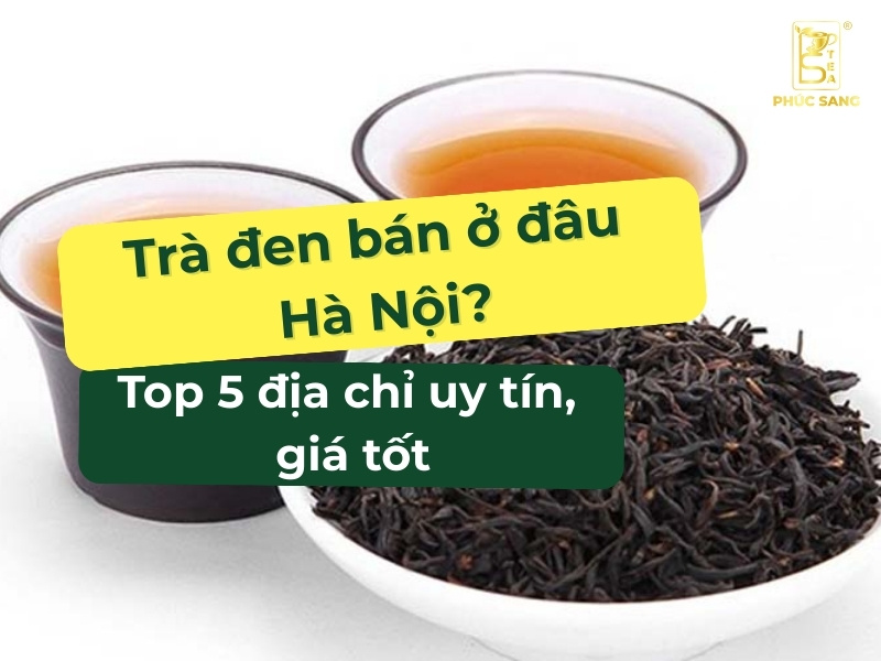 Trà đen bán ở đâu Hà Nội? 5 thương hiệu uy tín, nổi bật 2025