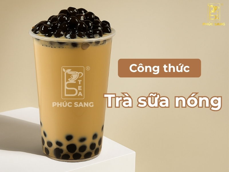 Công thức pha trà sữa nóng đậm đà, thu hút khách mùa đông