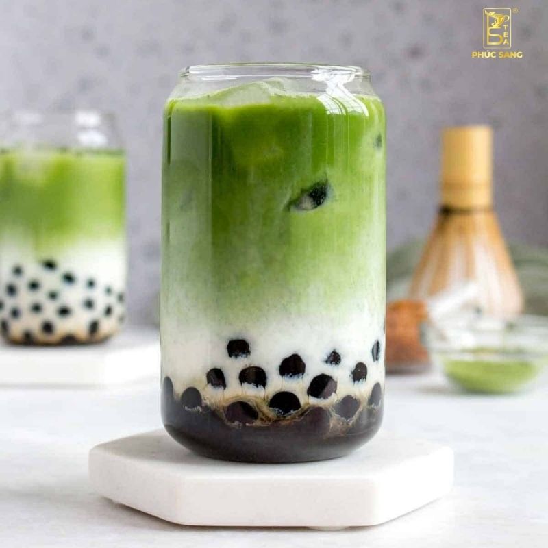 Công thức matcha trân châu đường đen