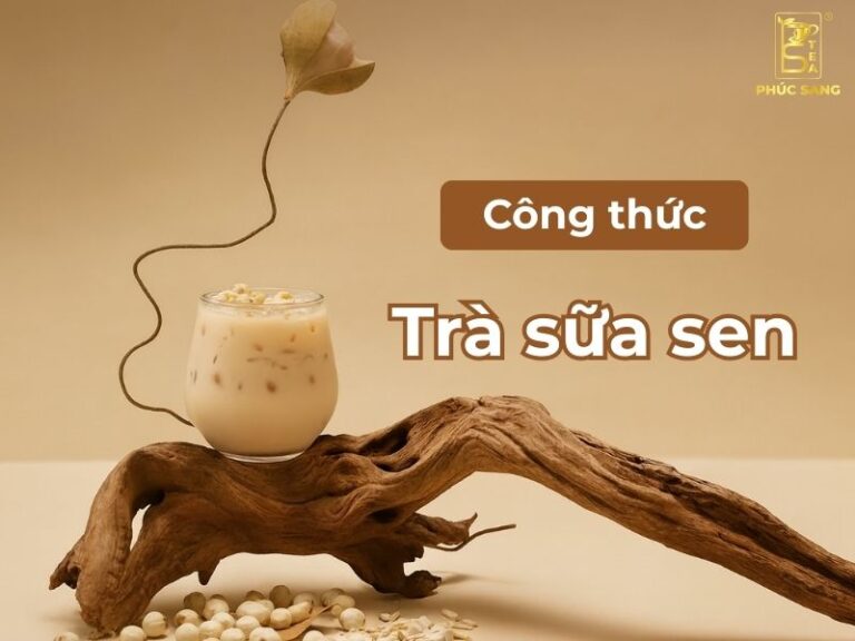 C&ocirc;ng thức tr&agrave; sữa sen thơm b&eacute;o, thanh m&aacute;t chuẩn vị qu&aacute;n