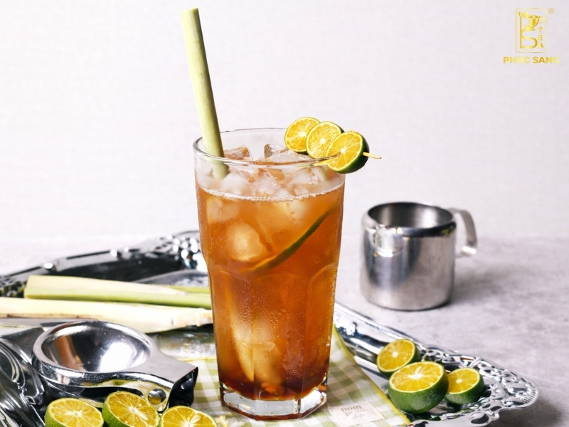 Cách làm trà tắc sả đơn giản, thơm ngon