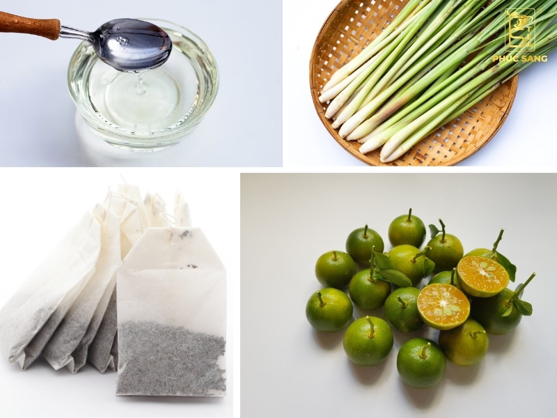 Nguyên liệu làm trà sả tắc chuẩn vị