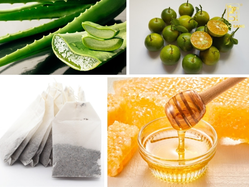 Nguyên liệu, dụng cụ làm trà tắc nha đam