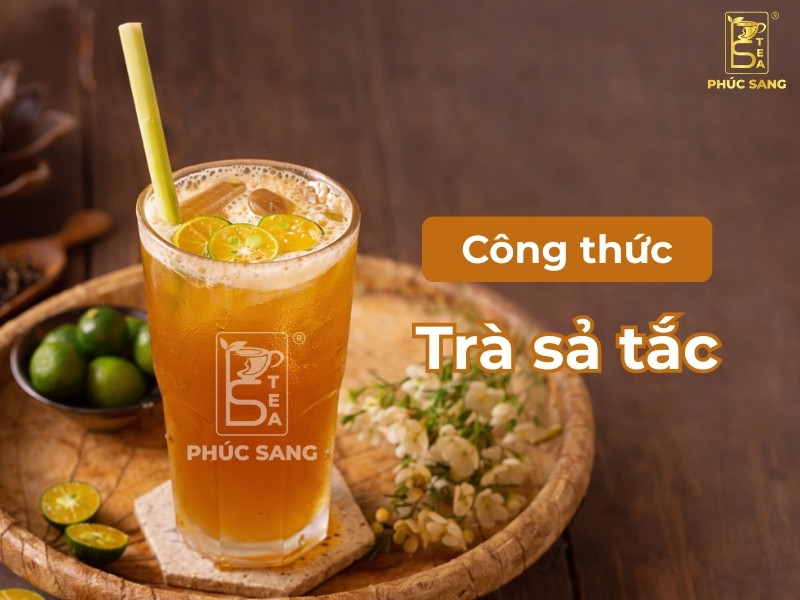 Công thức trà sả tắc ngon, dễ bán và dễ nhân bản
