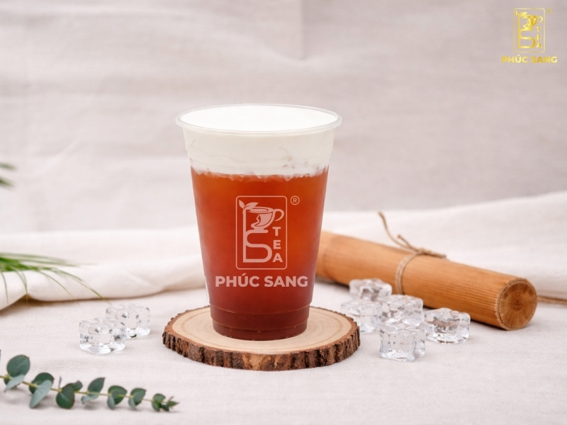 Cách làm hồng trà kem cheese chuẩn vị