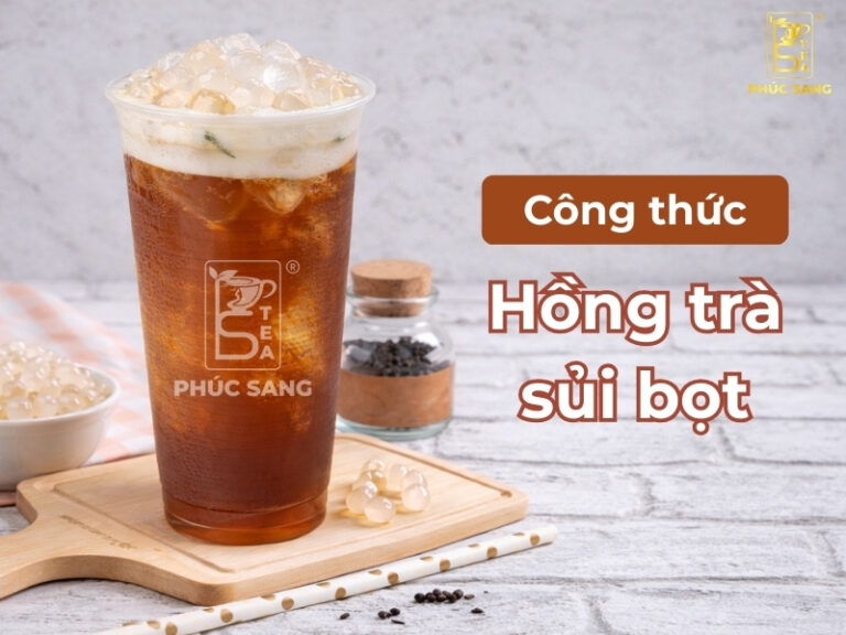 C&aacute;ch l&agrave;m hồng tr&agrave; sủi bọt m&aacute;t lạnh, chuẩn qu&aacute;n, cost thấp