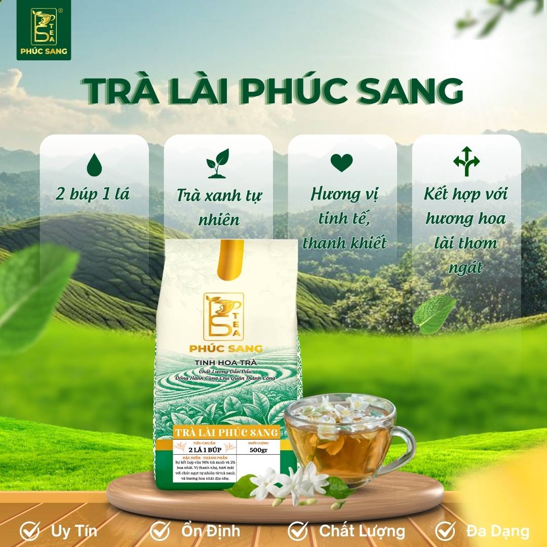 Trà Phúc Sang - Nguồn nguyên liệu pha chế chất lượng cho chủ quán Trà Phúc Sang - Nguồn nguyên liệu pha chế chất lượng cho chủ quán