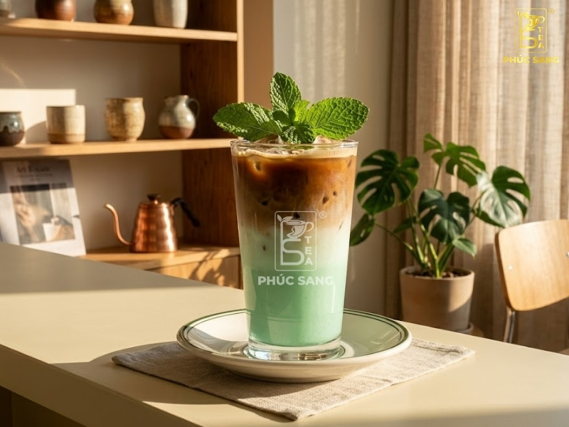 Cách làm Mint Coffee chuẩn vị, the mát