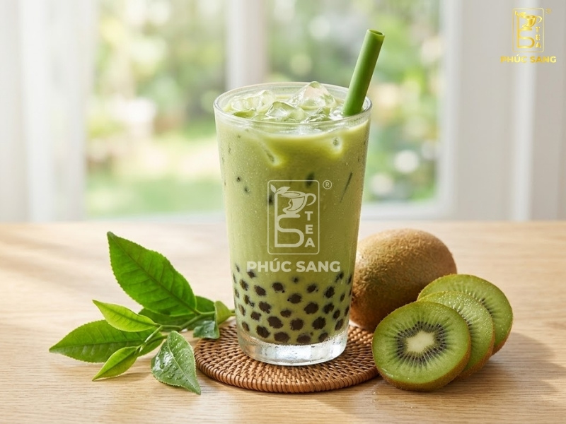 Cách làm trà sữa trái cây vị kiwi Cách làm trà sữa trái cây vị kiwi